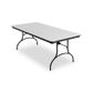 Mitylite Trestle Folding Table 1830 x 760mm Grey/Black