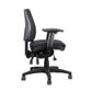 Ergo Midi Chair Small Seat Adj Arms SS 160kg Black