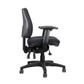 Ergo Midi MB Chair Small Seat Adj Arms SS 160kg Black