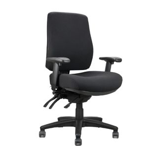 Ergoform HB Standard Seat Adj Arms SS Black 160kg