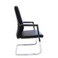 CL3000V Visitor Chair Arms Black PU Leather 120kg