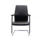 CL3000V Visitor Chair Arms Black PU Leather 120kg