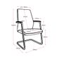 CL3000V Visitor Chair Arms Black PU Leather 120kg