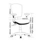Oriel MB Task Chair with Arms SS 130 kg House Fabric