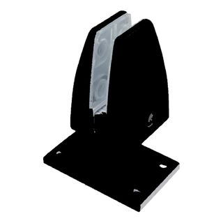 Hush Screen Bracket Divided-Mount for 25mm tops Black