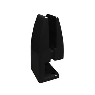 Hush Screen Bracket Side-Mount suit Panels 6-24mm  Black