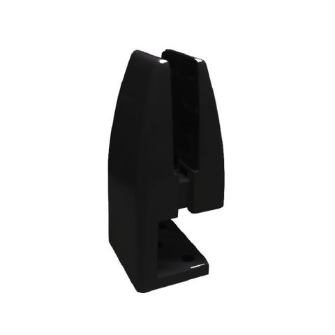 Hush Screen Bracket Side-Mount  Black