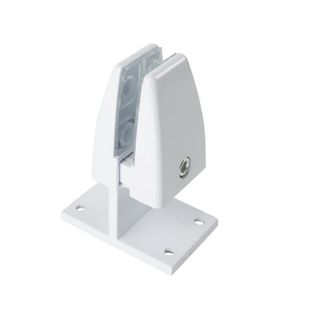 Hush Screen Bracket Divided-Mount suit Panels 6-24mm White