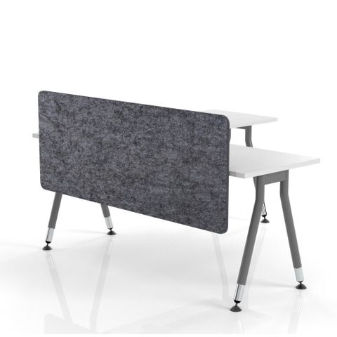 Hush Privi Desk-Hung Screen L1500 x H600mm