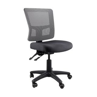 Toledo Mesh Back Chair 2L 110kg Grey Mesh, Blk Seat