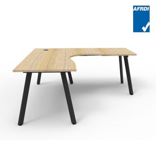 Eternity CWS 1500x1500x750mm Blk Base,NatOakTop