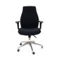 Swift HB Executive Chair Arms 130kg Chr Fr, Black Fab