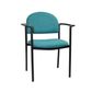 Maddison Visitor Chair, 4 Leg, Round Back, Straight Arms 150kg