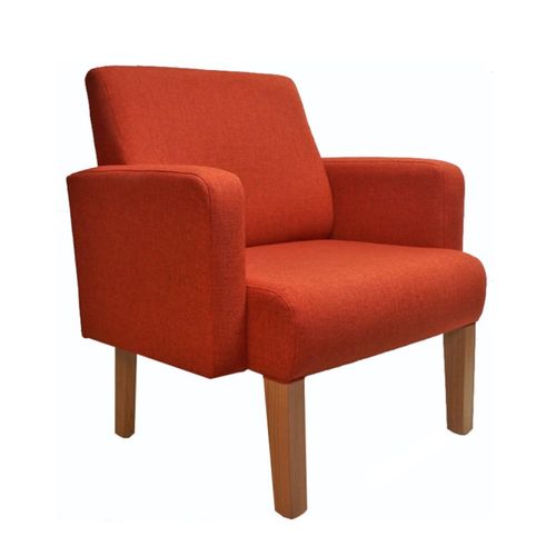 Darling Single Lounge Chair with enclosed Arms 120kg F1