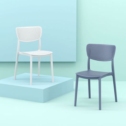 Lucy Cafe Chair - Stackable - 150kg