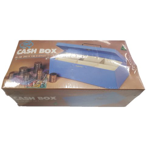 SWS Cash box 10" 260 x 136 x 87mm Blue