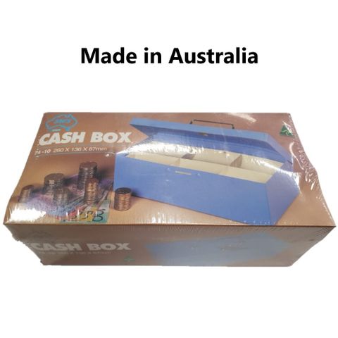 SWS Cash box 10" 260 x 136 x 87mm Blue