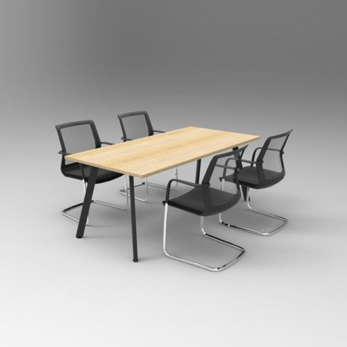 Eternity Meetingroom Table L1800xD750mm sits up to 4