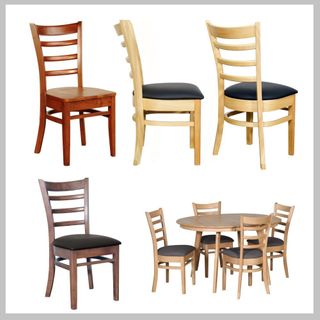 Mustang Dining Chair  Rubberwood  Antique Maple