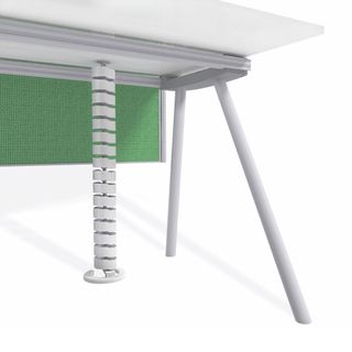 Axess 770mm Floor-Desk Kit With Horse Shoe Floor Base