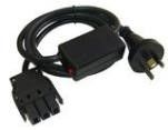 Starter Lead 2500mm Overload close to Plug10amp3pin Blk