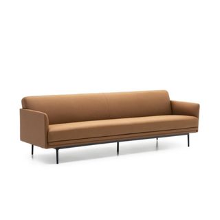 Aspen 3 Seater Lounge L2400mm  Tan PU