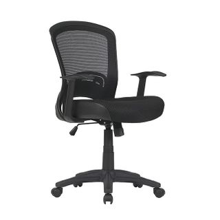 Intro Mesh Task Chair with fixed Arms 120kg  Black