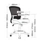 Intro Mesh Task Chair with fixed Arms 120kg  Black