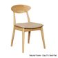 Moon Dining Chair Timber Frame Upholstered Seat