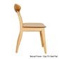Moon Dining Chair Timber Frame Upholstered Seat