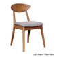 Moon Dining Chair Timber Frame Upholstered Seat