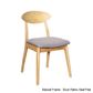 Moon Dining Chair Timber Frame Upholstered Seat