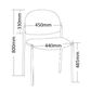 Vera Visitor Chair Round Back - No Arms - 120 kg