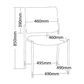 Vera Visitor Chair Square Back - No Arms - 120kg