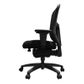 Bonn High Pad Back Chair, Adj Arms Black 24/7 220kg