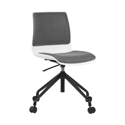 Pod Visitor Swivel Chair Upholst pads 4 point base castors