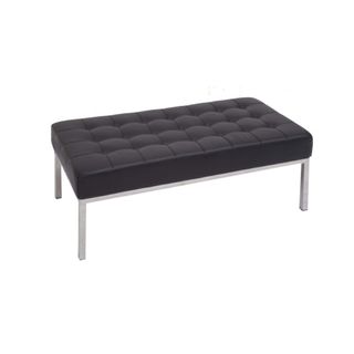 Venus Ottoman 120kg  Black PU