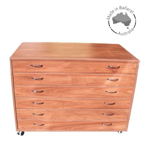 Mobile Plan 6 Drawer Unit L1150xD700xH831mm