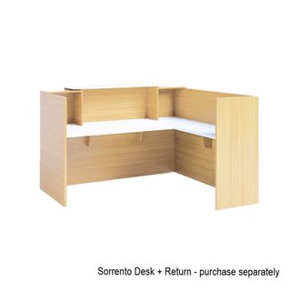 Sorrento Reception Desk Return L900 x D840 x H1150mm