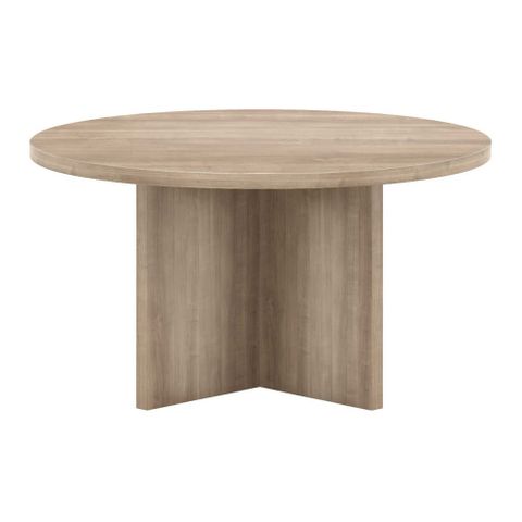 Meeting Table Round - Cruciform Base