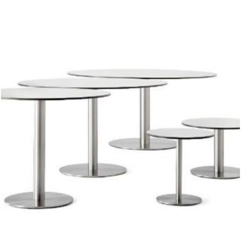 Round Stainless Steel Table Bases - suit round or squareTops