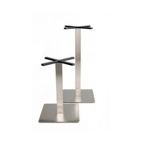 Square Stainless Steel Table Bases - suit round or square Tops