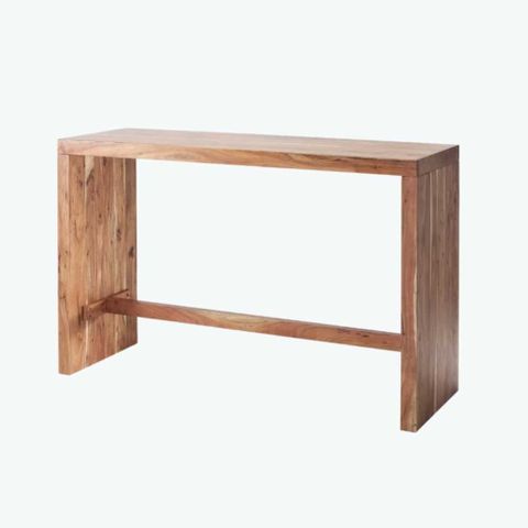 Acacia Slab End Bar Table H1100xL1800x600mm Timber