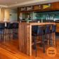 Acacia Slab End Bar Table H1100mm L1800 Timber