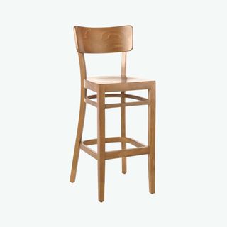 Newport Stool H650mm Timber Light Walnut 120kg