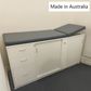 Medical Sickbay Bed with Storage & Vinyl Cushion Top