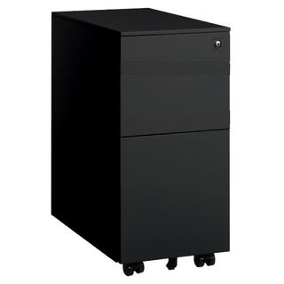 Mobile Pedestal  2F H610xW400xD520mm Metal Black