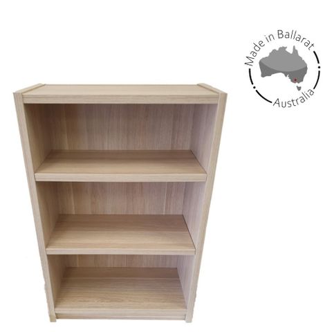 Bookcase S/S H900xW600xD300mm 2 Shelves