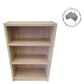 Bookcase S/S H900xW600xD300mm 2 Shelves