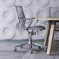 Scroll Full Mesh Chairs with contured Arms 140kg